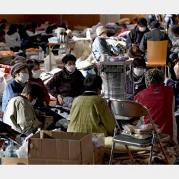 石川県穴水町の避難所（Ｃ）日刊ゲンダイ