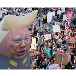 全米各地で抗議デモ（Ｃ）ロイター