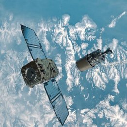 人工衛星のデブリ（提供）アストロスケール