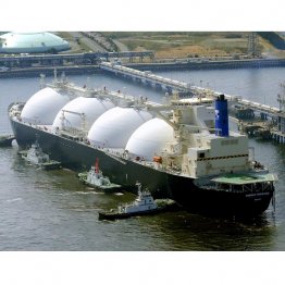 LNG船は保冷技術が重要（Ｃ）共同通信社