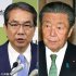 江藤農相（左）と森山幹事長がコメ輸入拡大に反発（Ｃ）日刊ゲンダイ