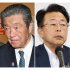減税にシビア（森山自民党幹事長）、かたや前のめり（西田公明党幹事長＝右）／（Ｃ）日刊ゲンダイ
