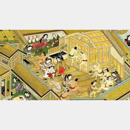 江戸名所図屏風（提供）筆者