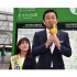 これまでの各地の市議選は絶好調だったが…（国民民主の玉木代表と落選した同党公認の榎田道子氏）／（Ｃ）日刊ゲンダイ