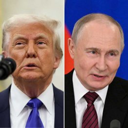 電話会談では進展なし（トランプ米大統領とプーチン露大統領）（Ｃ）ロイター