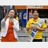 都議選で応援演説する伊藤選対委員長代理（左）／（Ｃ）日刊ゲンダイ