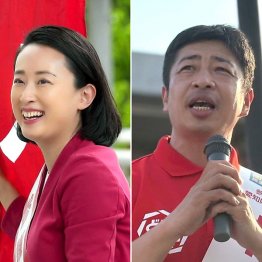 どっちが上になるか（立憲民主・田島麻衣子、国民民主・水野孝一）／（提供）両事務所