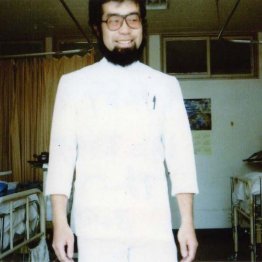 若かったころの筆者（本人提供）