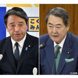 いまやすっかり党の顔（国民・榛葉賀津也＝左）、次は大臣狙い（自民・牧野京夫）／（Ｃ）日刊ゲンダイ
