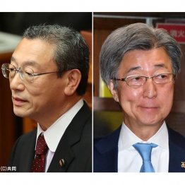 安定感バツグンの立憲民主・長浜博行（左）、当選圏内に浮上した自民・石井準一（Ｃ）日刊ゲンダイ