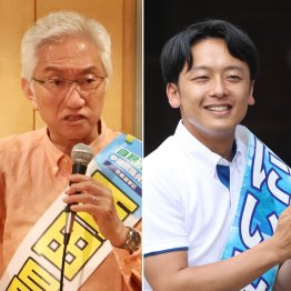 自民・西田昌司の失速は身から出たサビ（左）、維新・新実彰平は知名度を武器に支持を拡大（Ｃ）日刊ゲンダイ