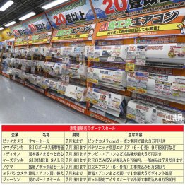 猛暑を受けエアコンの需要が伸びているが…（Ｃ）日刊ゲンダイ