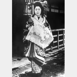 大正末期の花魁（おいらん）／（Ｃ）共同通信社