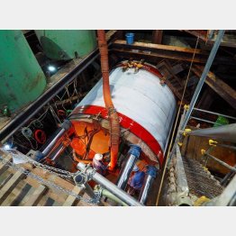 実際の下水道工事の様子（提供写真）