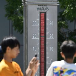 7月24日、北海道・帯広市は北海道の観測史上初の40℃を記録（Ｃ）共同通信社