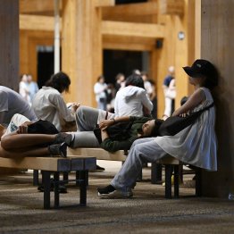 疲労困憊（Ｃ）共同通信社