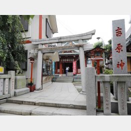 5つの神社が合祀され、吉原神社と名付けられた（Ｃ）日刊ゲンダイ