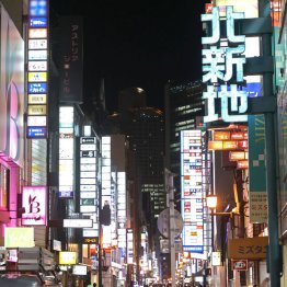 銀座の3分の1ぐらいの狭いエリアに店が密集（Ｃ）日刊ゲンダイ