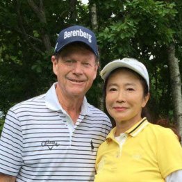 トム・ワトソンと（本人提供）