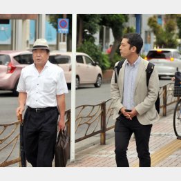 志田洋氏（左）と筆者（撮影）土谷善則