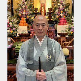 見性院の橋本英樹住職（提供写真）
