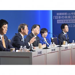 なんと！「討論のない討論会」／（代表撮影）