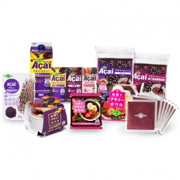 アサイー関連商品の数々（提供写真）