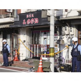 現場となったバー兼自宅（Ｃ）共同通信社