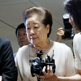 韓国では逮捕、ひるがえって日本では…（旧統一教会の韓鶴子総裁）／（Ｃ）ロイター