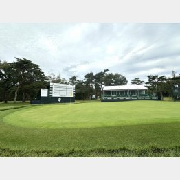 日光CCの18番グリーン（Ｃ）日刊ゲンダイ