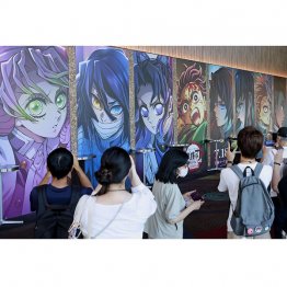 「鬼滅の刃」最新映画も大盛況＝TOHOシネマズ日比谷（Ｃ）共同通信社