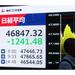 株価は乱高下（Ｃ）日刊ゲンダイ