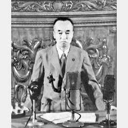 「1億総懺悔」を呼び掛けた東久邇宮稔彦首相（1945年9月）／（Ｃ）共同通信社