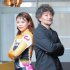 太田りゆ選手（左）と俳優・山口馬木也さん