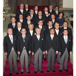 村山内閣発足（Ｃ）共同通信社