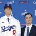 大谷翔平とドジャースのフリードマン編成本部長（Ｃ）共同通信社