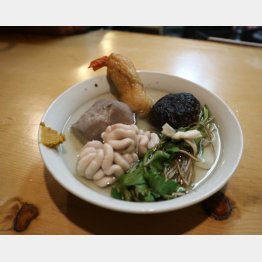 汁をつまみに酒が飲めるほど穏やかな味（写真）大竹聡