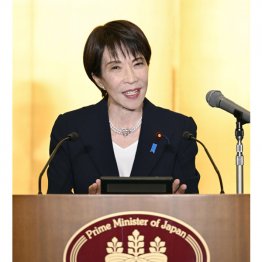 年頭会見ではウソ八百（Ｃ）共同通信社