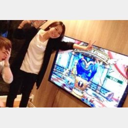 30歳の頃、社内のゲーム大会で優勝（提供写真）