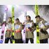 フライング世界選手権団体で初優勝を果たした日本（左から小林陵侑、内藤智文、中村直幹、二階堂蓮）／（Ｃ）ゲッティ＝共同