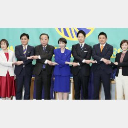 消費税の責任を野党に転嫁（Ｃ）共同通信社