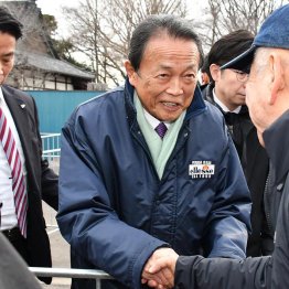 本人は自民党候補者の応援行脚に（Ｃ）日刊ゲンダイ