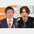 参政党は「反省点がある」（神谷宗幣代表＝左）、チームみらいは躍進（安野貴博党首）／（Ｃ）日刊ゲンダイ