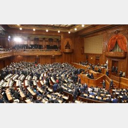 衆院本会議は様変わりした（Ｃ）日刊ゲンダイ