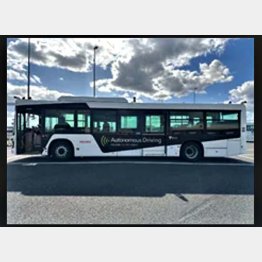 大型バス自動運転の運行もサポート（提供）アイサンテクノロジー