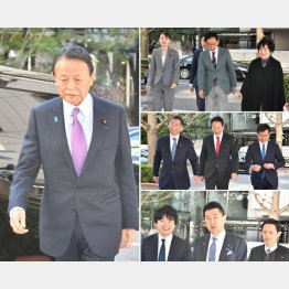 続々と参集。麻生派の所属議員数は過去最多の60人に（Ｃ）日刊ゲンダイ