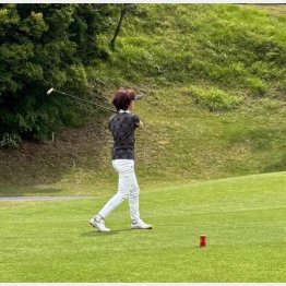 当たると結構飛ぶんです（本人提供）