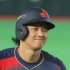 二回に満塁弾を打ち、ウインクする大谷（Ｃ）日刊ゲンダイ
