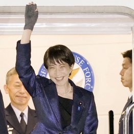 日の丸を背負ってスマイル（Ｃ）共同通信社