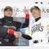 新庄監督（左）と小久保監督（Ｃ）日刊ゲンダイ